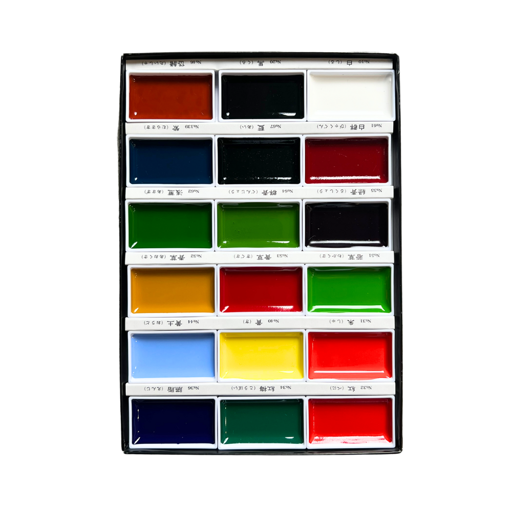 Kuretake Watercolour Paint 18 set