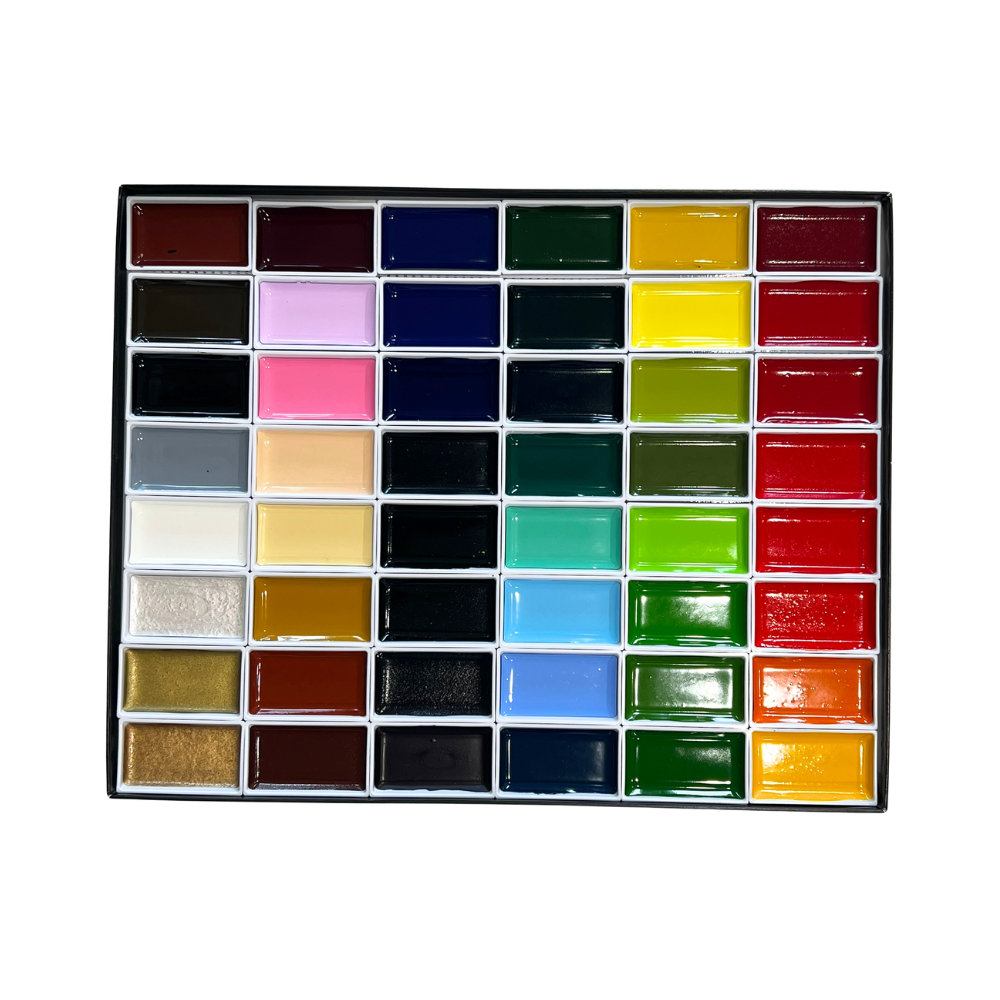 Kuretake Watercolour Paints 48 set